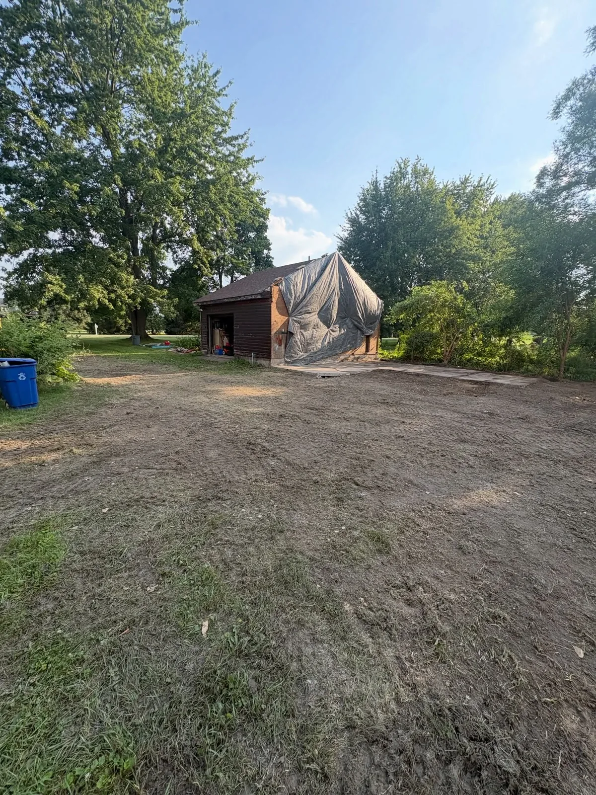 Cleared, graded site after Power House concrete and structure removal in the Toledo, OH area