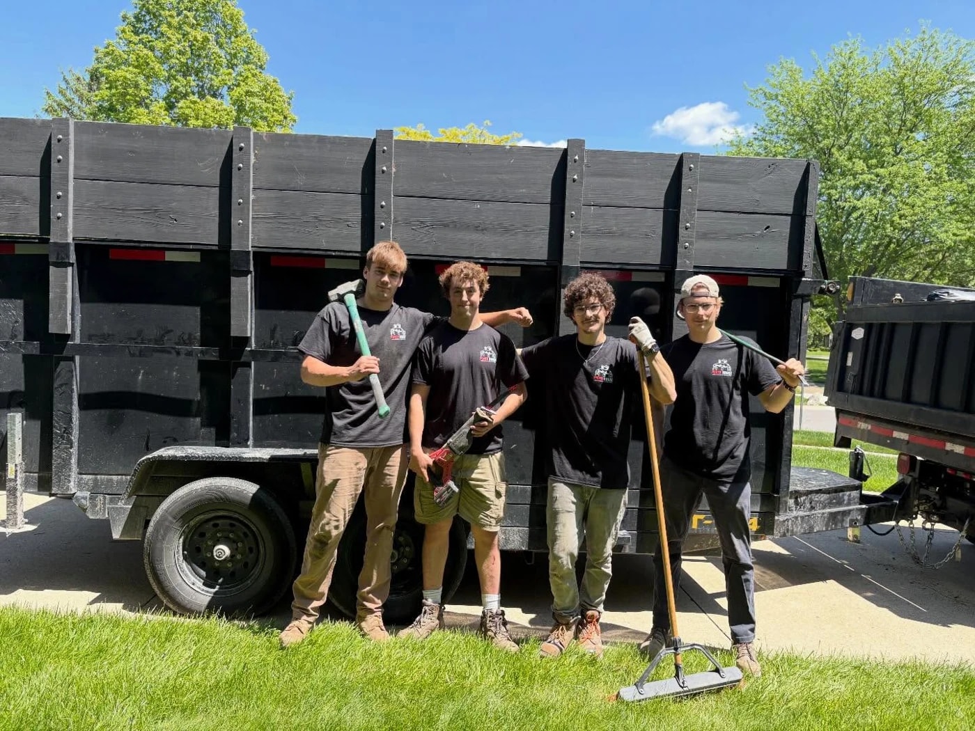 Power House Junk Removal crew at work