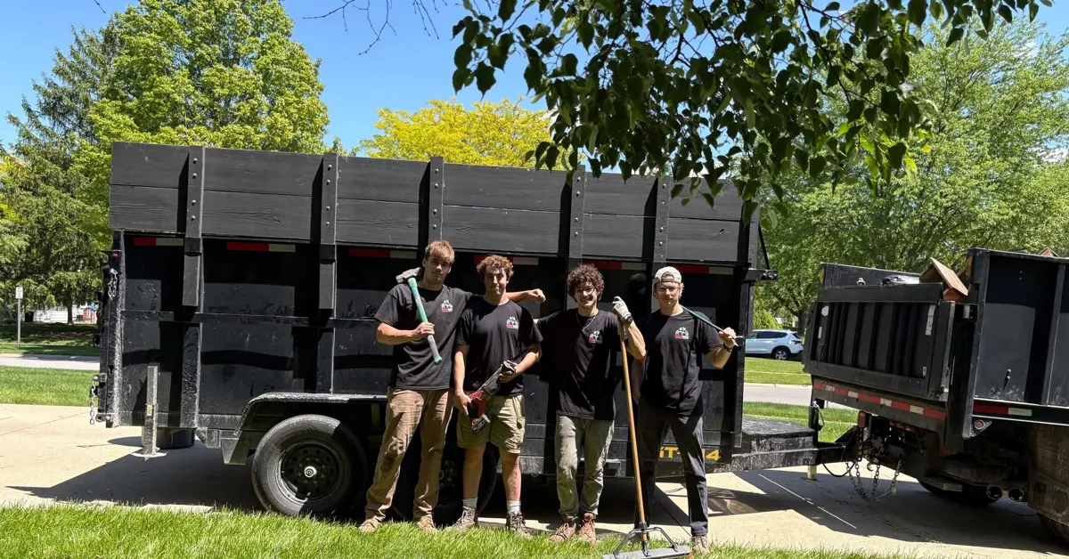 Power House Junk Removal crew at work